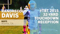 #TBT 2015: 32-yard Touchdown Reception vs Creekside 