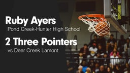 2 Three Pointers vs Deer Creek Lamont 