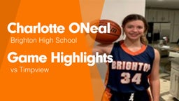 Game Highlights vs Timpview 