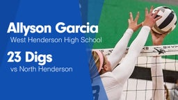 23 Digs vs North Henderson