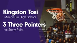 3 Three Pointers vs Stony Point 