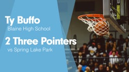 2 Three Pointers vs Spring Lake Park 