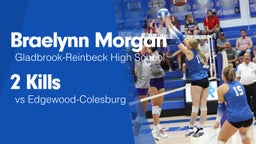 2 Kills vs Edgewood-Colesburg