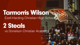 2 Steals vs Donelson Christian Academy 