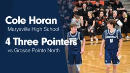 4 Three Pointers vs Grosse Pointe North 