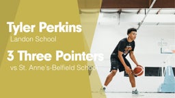 3 Three Pointers vs St. Anne's-Belfield School