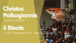 4 Steals vs St. Stephen's & St. Agnes School