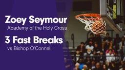 3 Fast Breaks vs Bishop O'Connell 