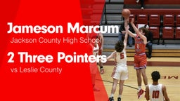 2 Three Pointers vs Leslie County 