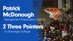 2 Three Pointers vs Gonzaga College 