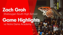 Game Highlights vs Notre Dame Academy