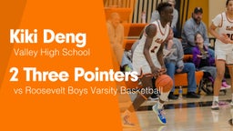 2 Three Pointers vs Roosevelt Boys Varsity Basketball