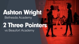 2 Three Pointers vs Beaufort Academy
