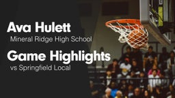 Game Highlights vs Springfield Local 