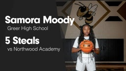 5 Steals vs Northwood Academy 
