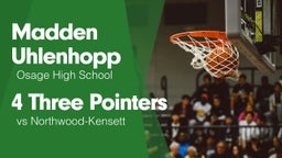 4 Three Pointers vs Northwood-Kensett 