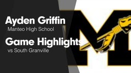 Game Highlights vs South Granville 
