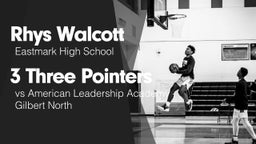 3 Three Pointers vs American Leadership Academy - Gilbert North