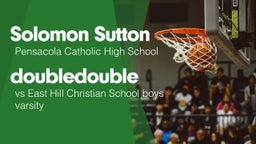 Double Double vs East Hill Christian School boys varsity