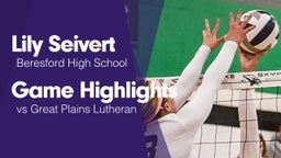 Game Highlights vs Great Plains Lutheran 
