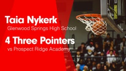 4 Three Pointers vs Prospect Ridge Academy