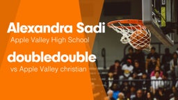 Double Double vs Apple Valley christian