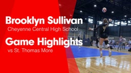 Game Highlights vs St. Thomas More 