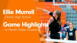 Game Highlights vs Hardin Valley Academy