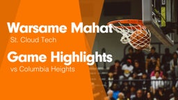 Game Highlights vs Columbia Heights 
