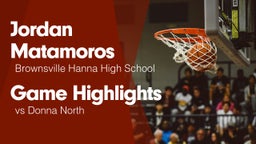 Game Highlights vs Donna North 