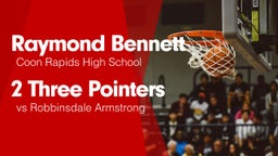 2 Three Pointers vs Robbinsdale Armstrong 