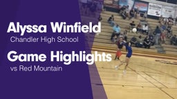 Game Highlights vs Red Mountain 