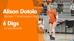 6 Digs vs Bartlesville