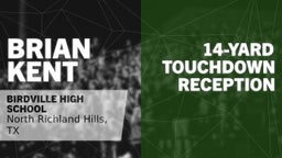 14-yard Touchdown Reception vs Newman Smith 