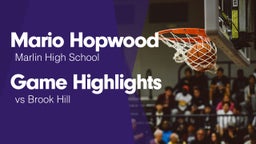 Game Highlights vs Brook Hill  
