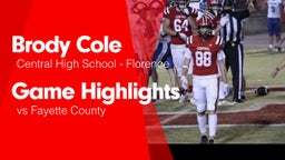 Game Highlights vs Fayette County