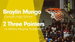 2 Three Pointers vs Military Magnet Academy 