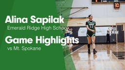 Game Highlights vs Mt. Spokane