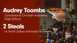 2 Steals vs North Dallas Adventist Academy 