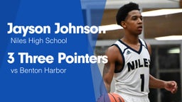 3 Three Pointers vs Benton Harbor 