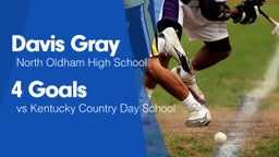 4 Goals vs Kentucky Country Day School