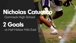 2 Goals vs Half Hollow Hills East 