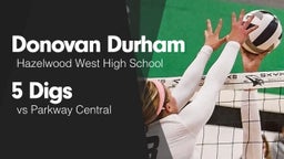5 Digs vs Parkway Central 
