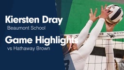 Game Highlights vs Hathaway Brown 