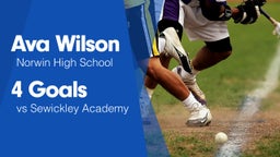 4 Goals vs Sewickley Academy 