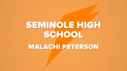 Malachi Peterson's highlights Seminole High School