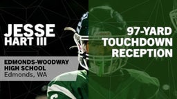 97-yard Touchdown Reception vs Shorewood 