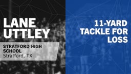 11-yard Tackle for Loss vs Hawley 