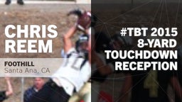 #TBT 2015: 8-yard Touchdown Reception vs Canyon 
