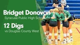 12 Digs vs Douglas County West 